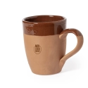 Mug publicitaire en argile incurvé Lixus 
