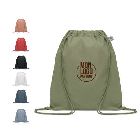 Sac cordon en coton bio Yuki Colour 