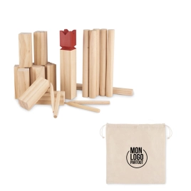 Jeu de lancer de bois de...