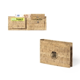 Portefeuille en liège...