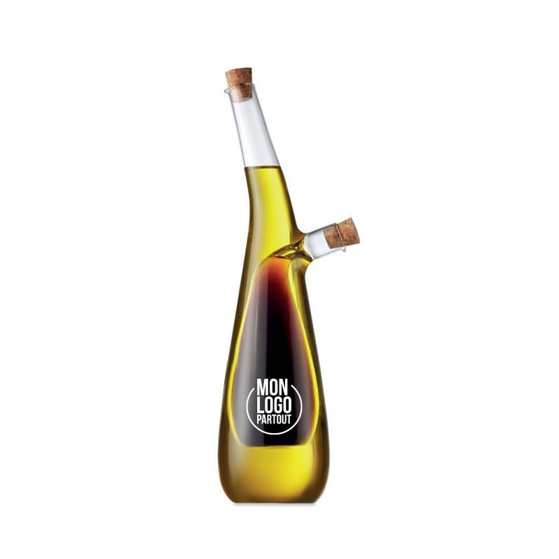 Bouteille d'huile et...