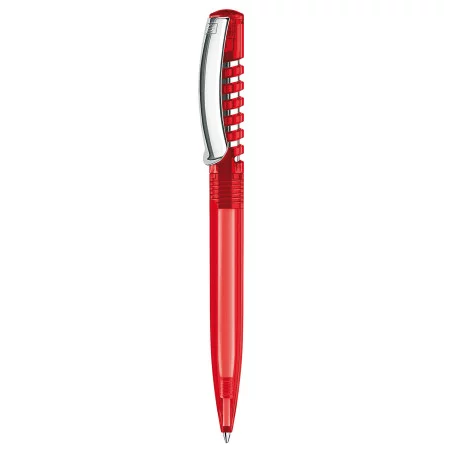 Stylo Personnalisé New Spring Clear Senator Stylo Personnalisé New Spring Clear Senator - Rouge 186