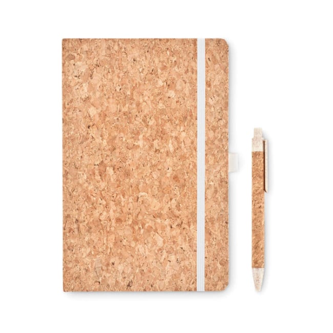 Set carnet & stylo en liège Suber 