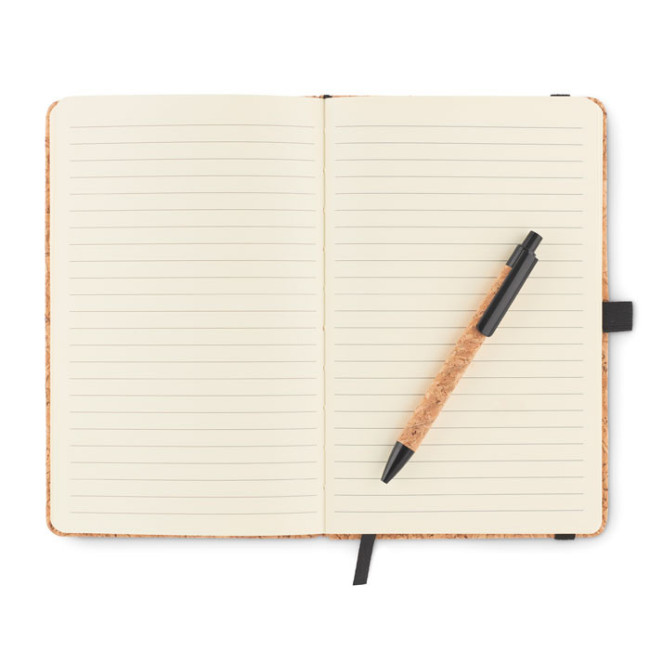 Set carnet & stylo en liège Suber 