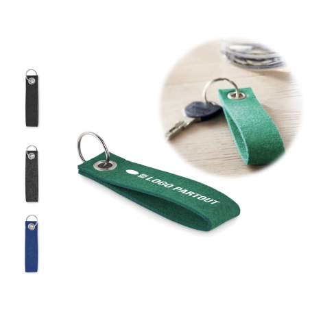 Porte-clés publicitaire RPET suora 