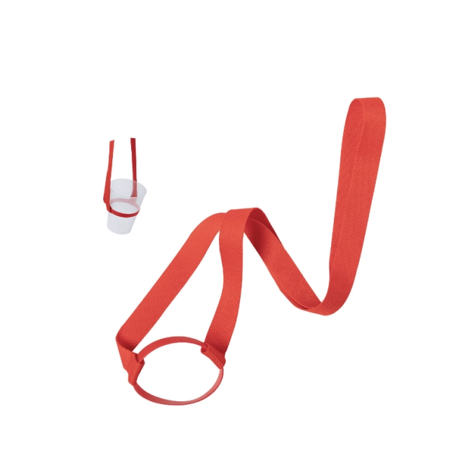 Lanyard porte-verre publicitaire Frinly