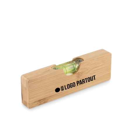 Niveau à bulle en bambou décapsuleur Spiren 