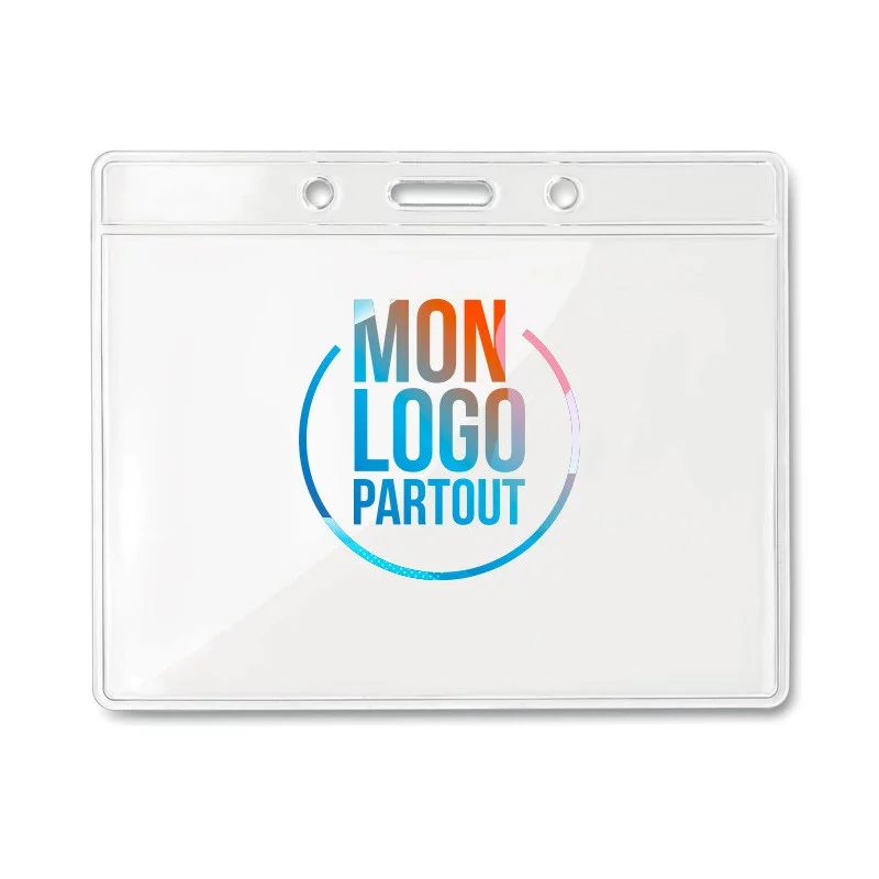 Porte Badge Souple Horizontal