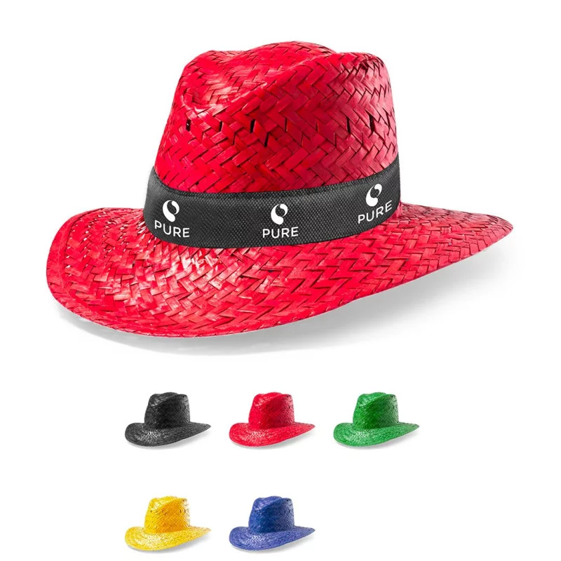 Chapeau de paille Personnalisé Color 