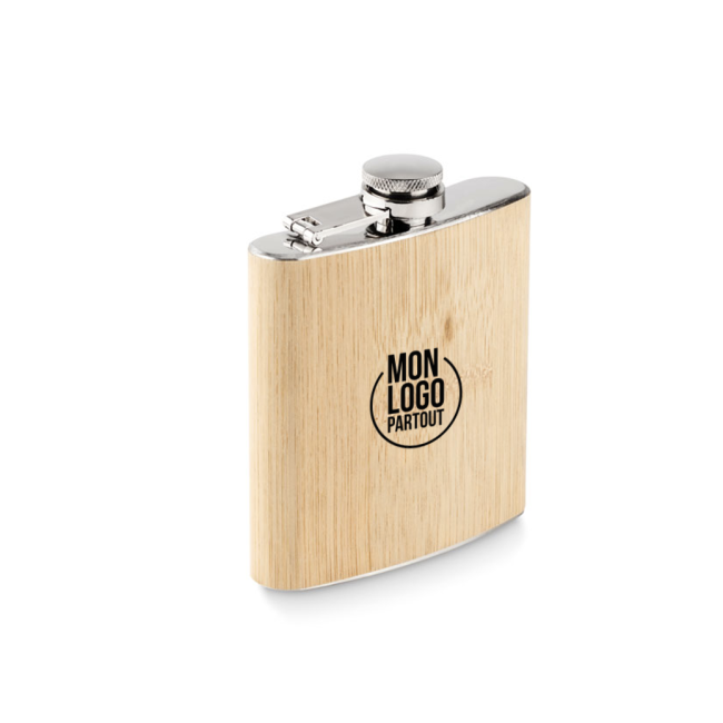 Flasque personnalisable en bambou Hiphip