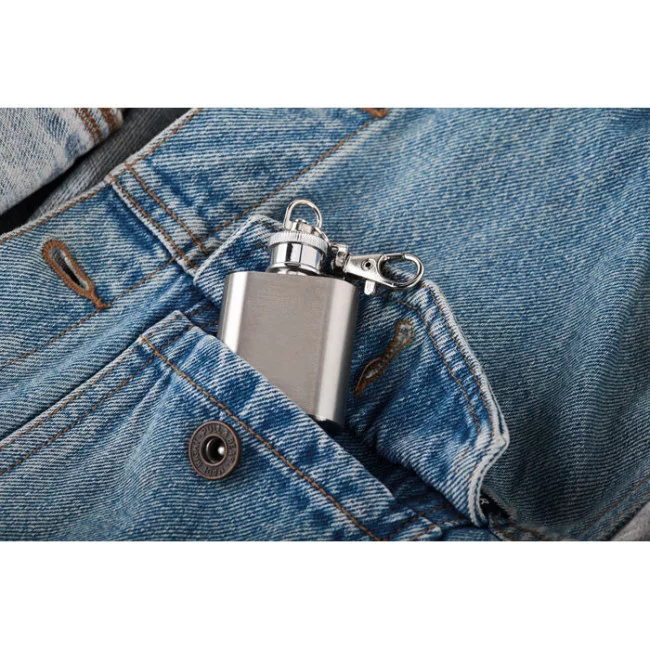 Porte-clés personnalisé flasque Hippy