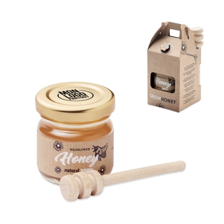 Pot de miel publicitaire Dauber 