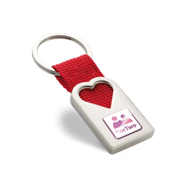 Porte-clés en métal Amore 