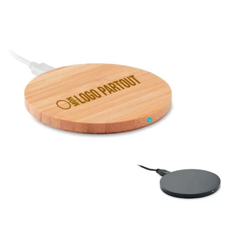 Chargeur à induction en Bambou Rundo 