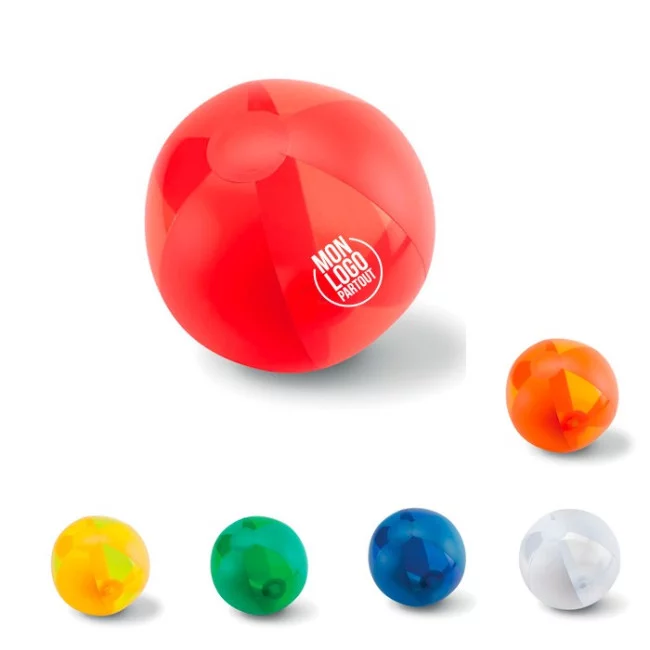 Ballon de plage personnalisable Color Clear 