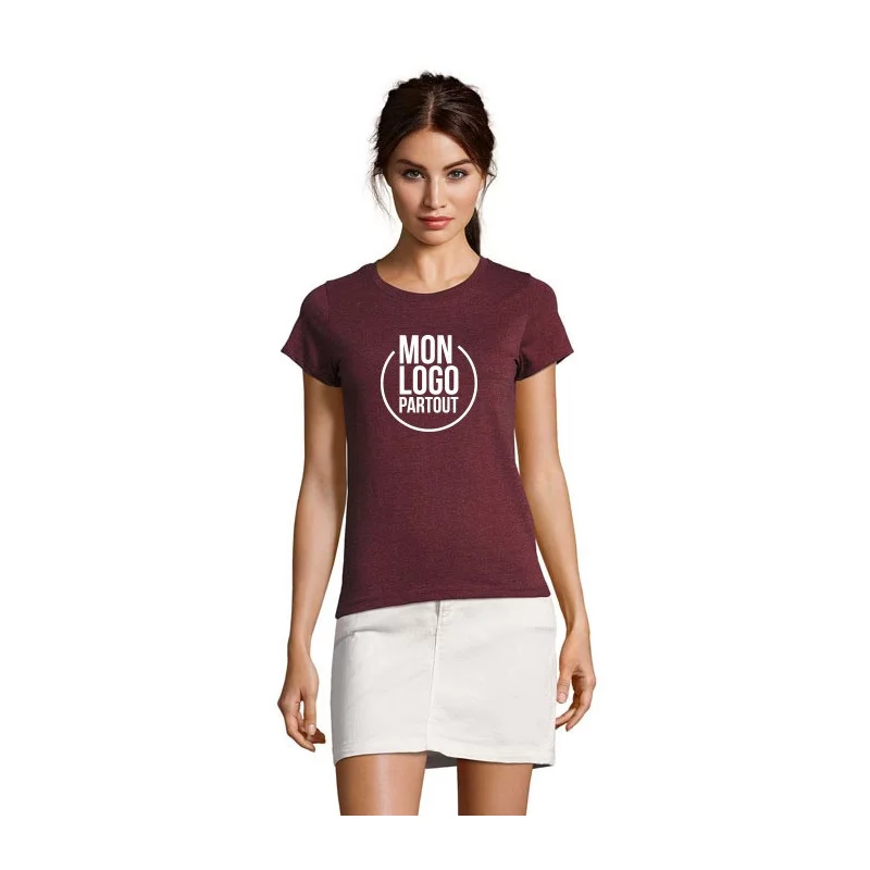 T-shirt publicitaire femme...