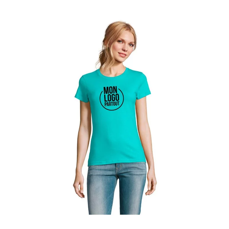 T-shirt publicitaire femme...