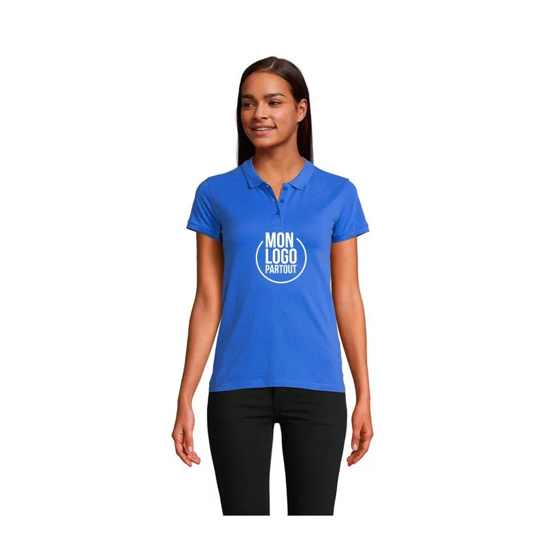 Polo publicitaire femme planet