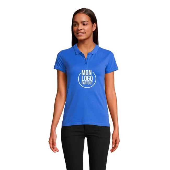 Polo publicitaire femme planet 