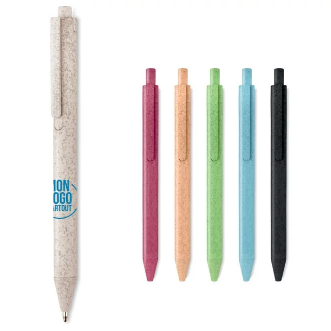 Stylo en paille Pecas 