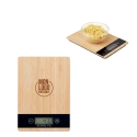 Balance de cuisine publicitaire en bambou Precise 