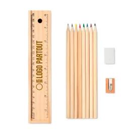Set de crayon en bois Todo