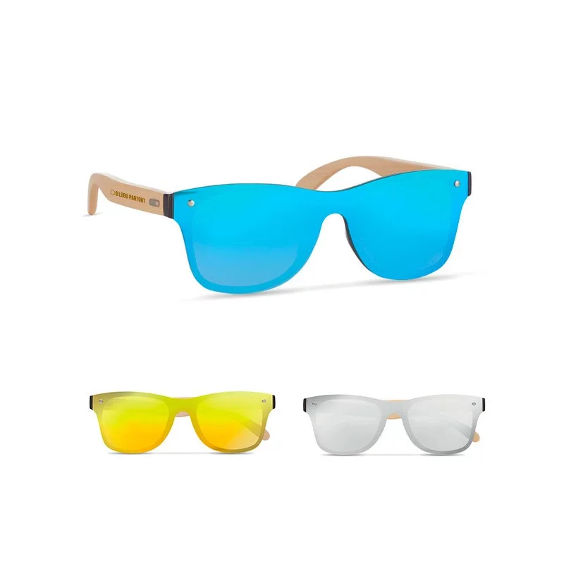 Lunettes de soleil bambou...
