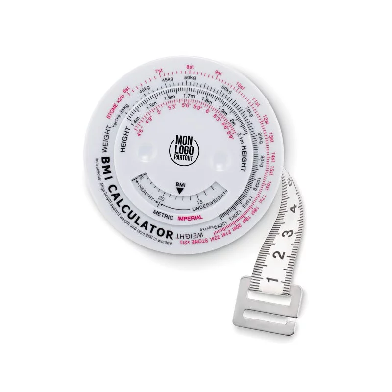 Mètre-ruban calculateur IMC 