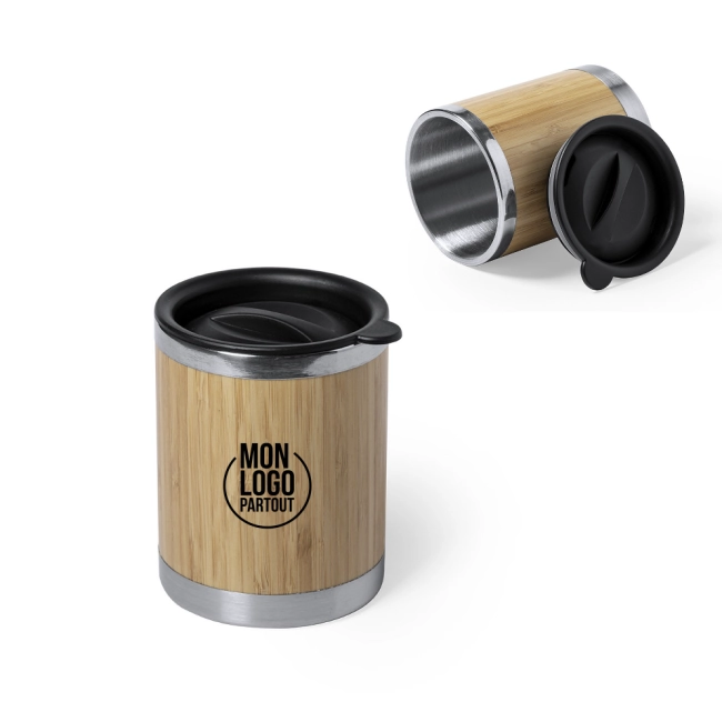 Verre isotherme bambou lubon 300 ml