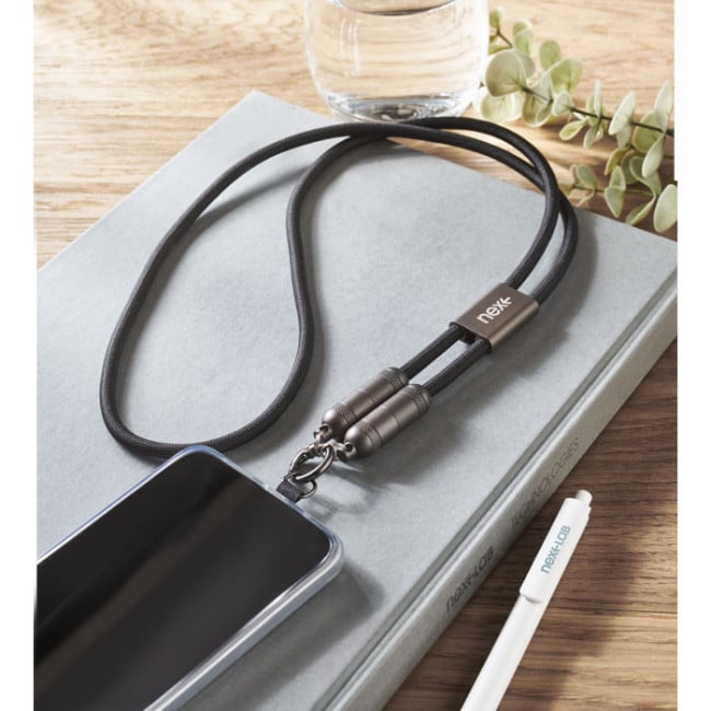 Lanyard avec câble 60W pour téléphone Shaka