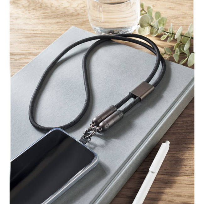 Lanyard avec câble 60W pour téléphone Shaka