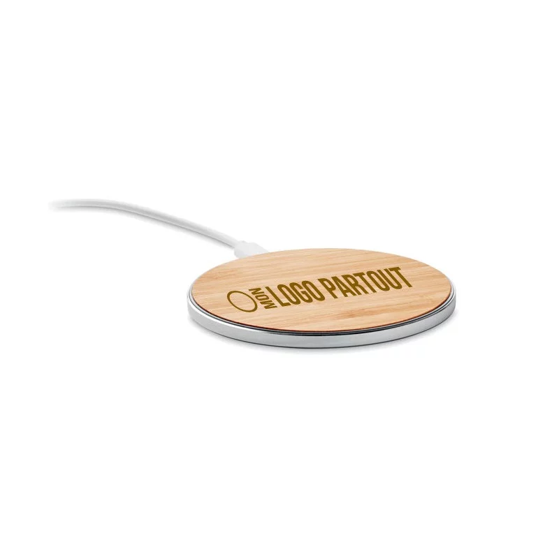 Chargeur induction bambou...