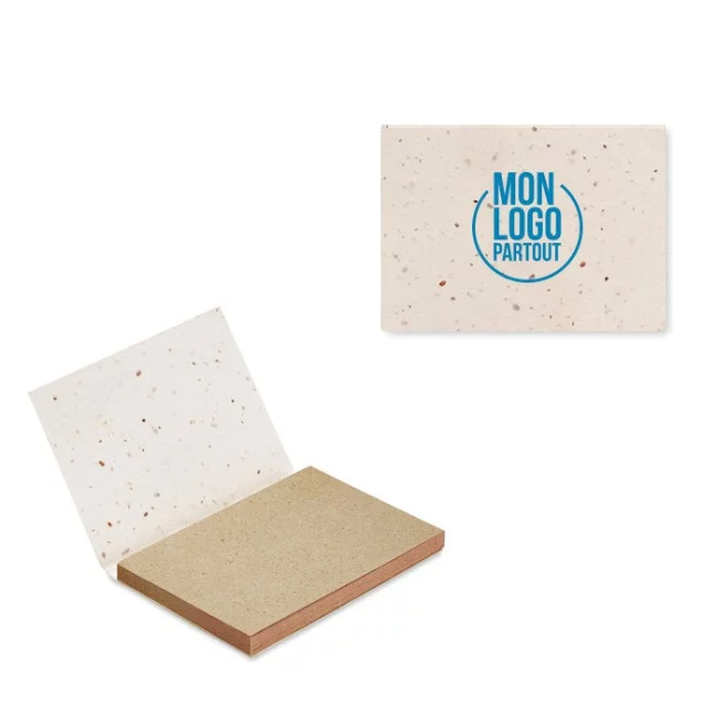 Bloc-notes publicitaire à planter