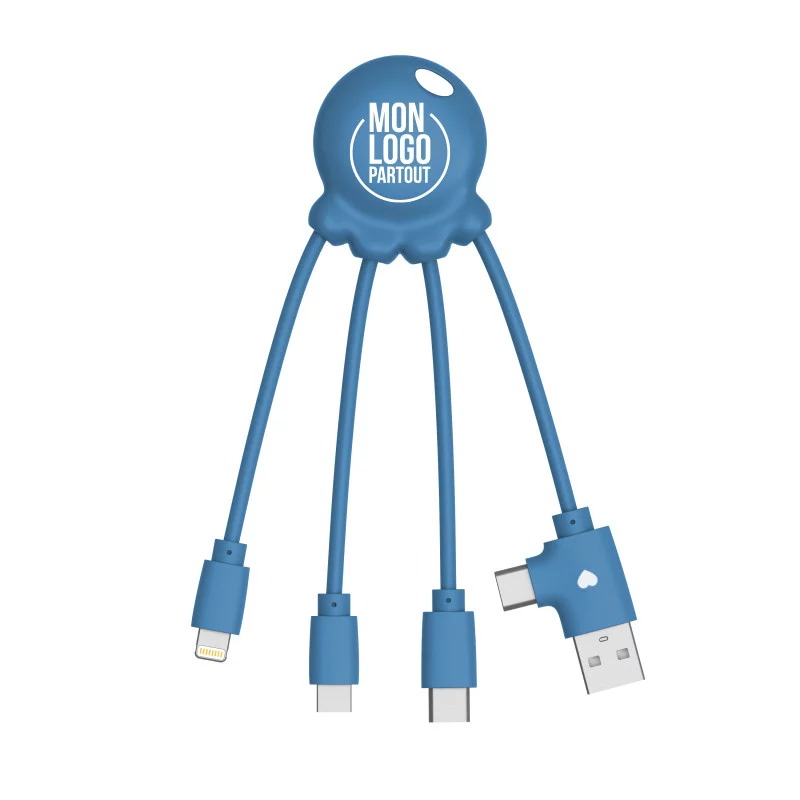 Câble de charge personnalisé Xoopar® Octopus OBP coeur 