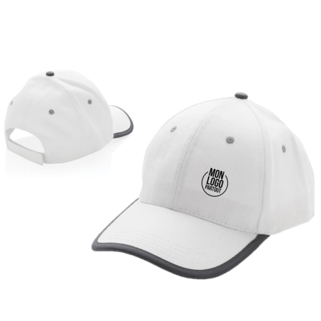 Casquette contraste personnalisable 6 panneaux Impact 