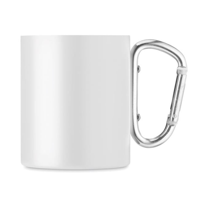 Mug en inox mousqueton Sublim AROM 300 ml
