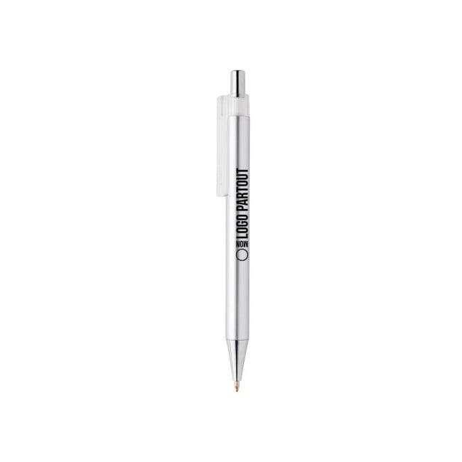 Stylo personnalisé X8 finition métallique 