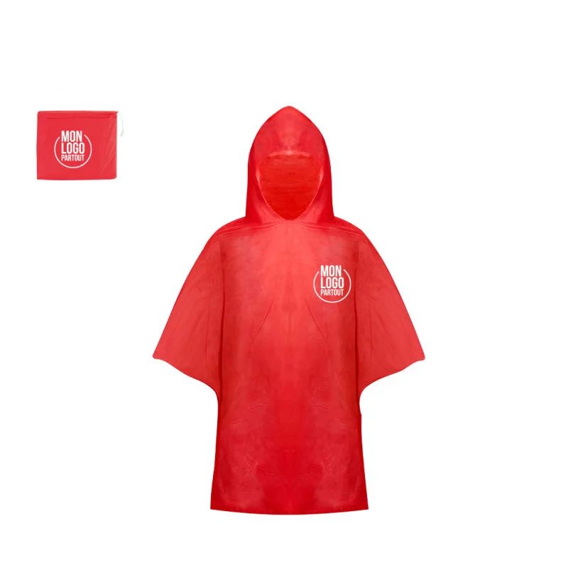 Poncho enfant publicitaire Teo 