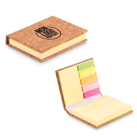 Bloc-notes adhésif personnalisable Visioncork 