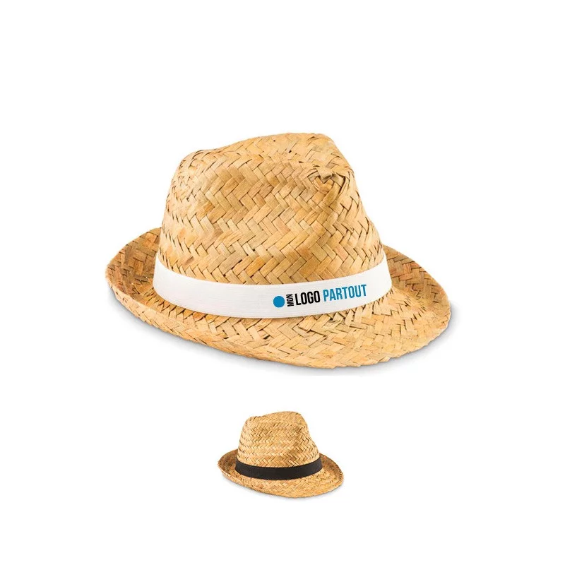 Chapeau en paille naturelle Montevideo 