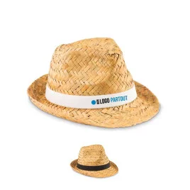 Chapeau en paille naturelle...