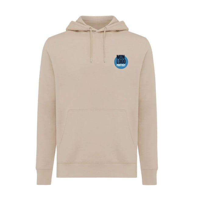 Sweat à capuche personnalisé en coton recyclé Iqoniq Rila 