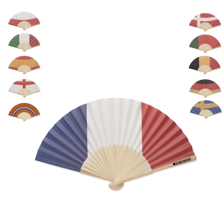 Eventail personnalisé Flag 