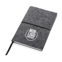 Carnet A5 à couverture souple en feutre recyclé 