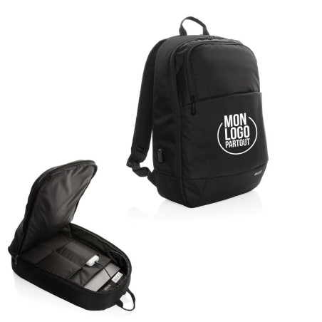 Sac à dos ordinateur personnalisé 15,6" AWARE™ Swiss Peak 