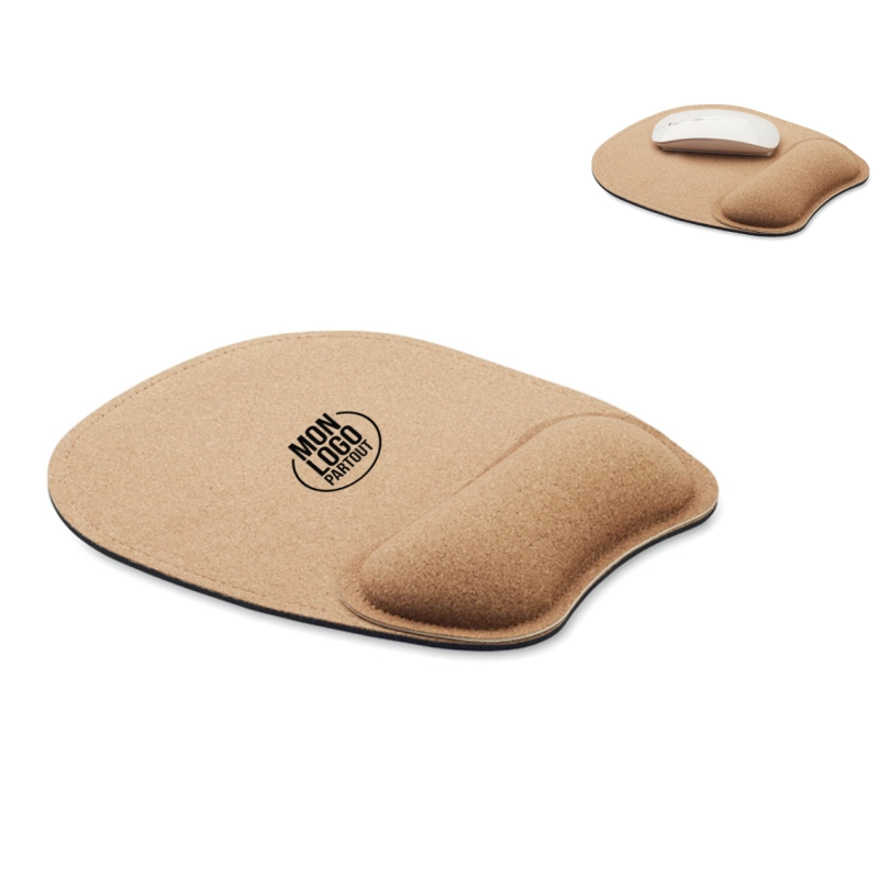 Tapis de souris ergonomique en liège Marbo 