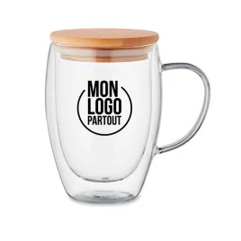 Mug en verre borosilicate...
