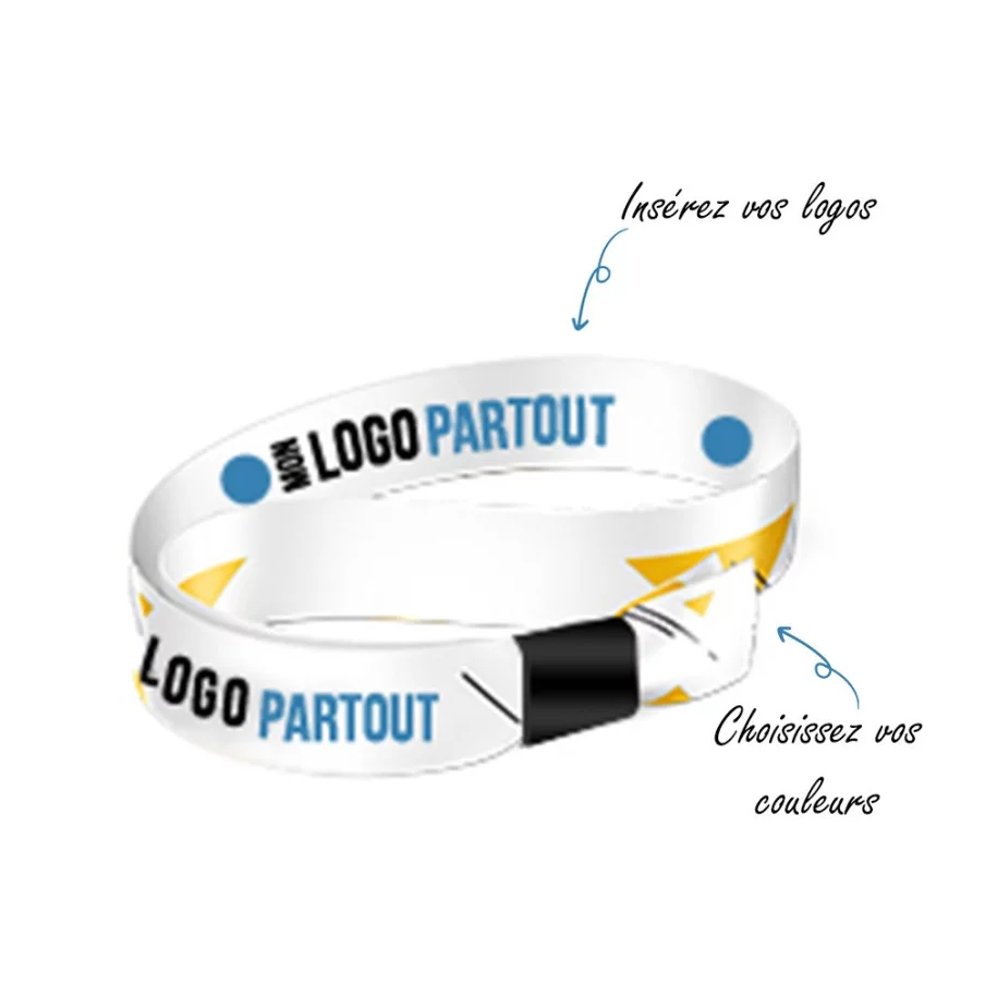 Bracelet publicitaire quadri Event - couv