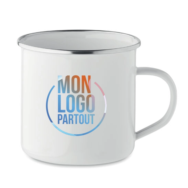 Mug vintage en métal...