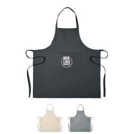 Tablier réglable en coton...